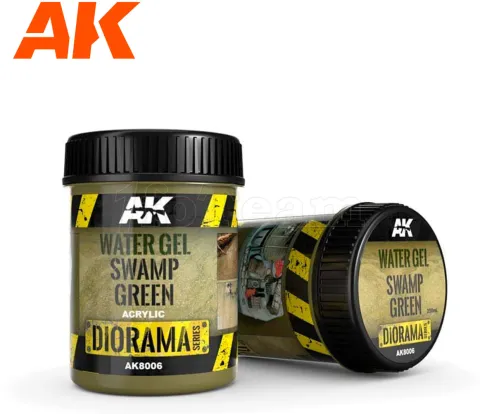 Photo de Ak Interactive Dioramas - Water Gel Swamp Green (250 ml) (Base Acrylique)