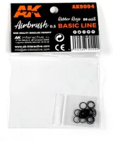 Photo de Ak Interactive - Joints pour Aerographe Ak Basic/Top Line