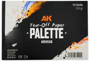 Photo de Ak Interactive - Palette Papier Detachable (15 Feuilles)