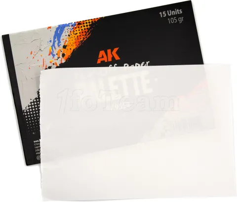 Photo de Ak Interactive - Palette Papier Detachable (15 Feuilles)