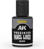 Photo de Ak Interactive Paneliner Enamel - Black (30 ml)