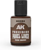 Photo de Ak Interactive Paneliner Enamel - Dark Brown (30 ml)
