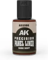 Photo de Ak Interactive Paneliner Enamel - Dark Rust (30 ml)