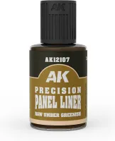 Photo de Ak Interactive Paneliner Enamel - Raw Umber Greenish (30 ml)