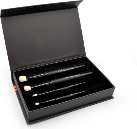 Photo de AK Interactive Pinceau Synthetique - Dry Coffret 4 Pinceaux