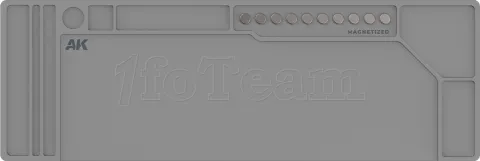 Photo de Ak Interactive Plan de travail en Silicone Gris (88,5 x 30cm)