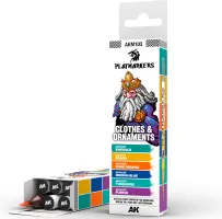 Photo de Ak Interactive - Playmarker Set Clothes & Ornaments (6 Markers)