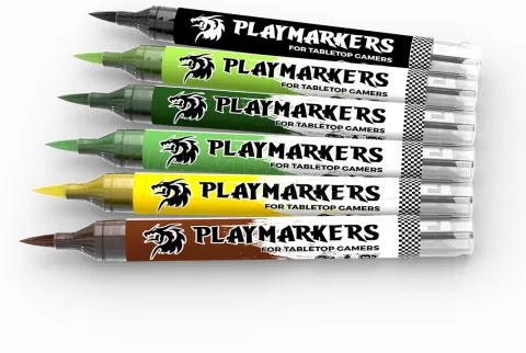 Photo de Ak Interactive - Playmarker Set Orcs & Goblins (6 Markers)