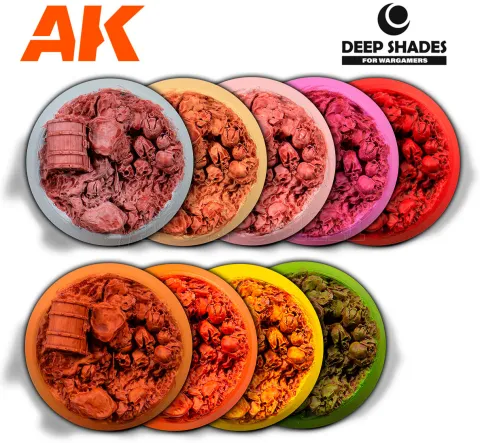 Photo de Ak Interactive Pot de Deep Shade - Human Skin (30 ml)