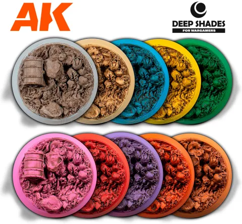 Photo de Ak Interactive Pot de Deep Shade - Pure Grime (30 ml)