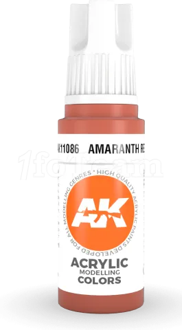 Photo de Ak Interactive  Pot de Peinture - Amaranth Red (17 ml)