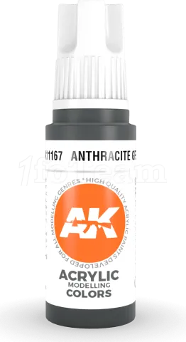 Photo de Ak Interactive  Pot de Peinture - Anthracite Grey (17 ml)