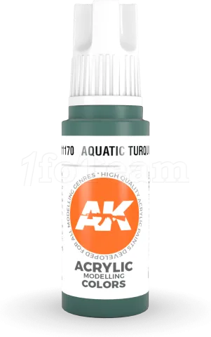 Photo de Ak Interactive  Pot de Peinture - Aquatic Turquoise (17 ml)
