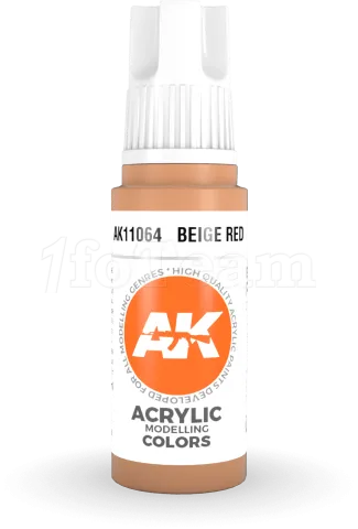 Photo de Ak Interactive  Pot de Peinture - Beige Red (17 ml)