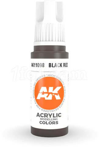 Photo de Ak Interactive  Pot de Peinture - Black Red (17 ml)