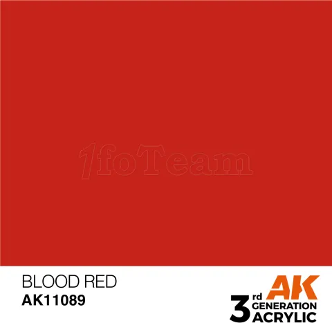 Photo de Ak Interactive  Pot de Peinture - Blood Red (17 ml)