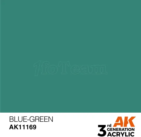 Photo de Ak Interactive  Pot de Peinture - Blue-Green (17 ml)