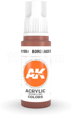 Photo de Ak Interactive  Pot de Peinture - Bordeaux Red (17 ml)