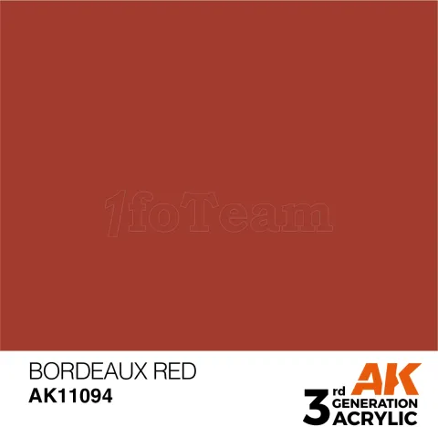Photo de Ak Interactive  Pot de Peinture - Bordeaux Red (17 ml)