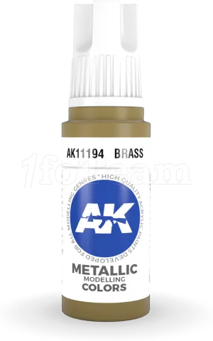 Photo de Ak Interactive  Pot de Peinture - Brass (17 ml)