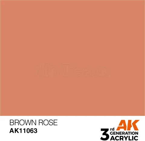 Photo de Ak Interactive  Pot de Peinture - Brown Rose (17 ml)