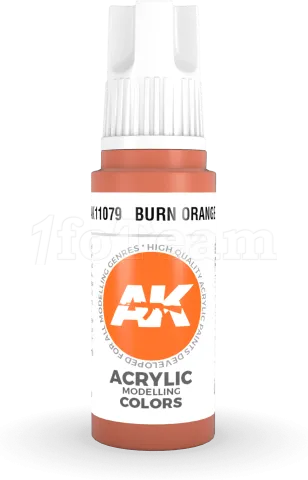 Photo de Ak Interactive  Pot de Peinture - Burn Orange (17 ml)