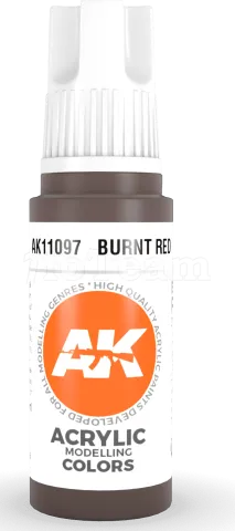 Photo de Ak Interactive  Pot de Peinture - Burnt Red (17 ml)