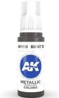 Photo de Ak Interactive Pot de Peinture - Burnt Tin (17 ml)