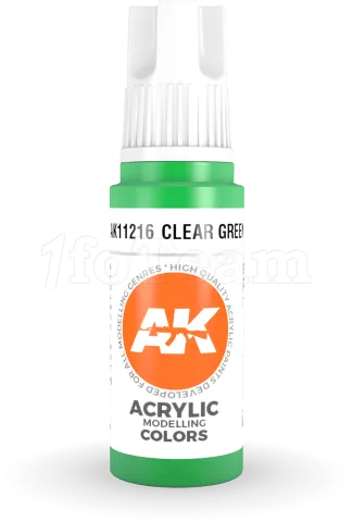 Photo de Ak Interactive  Pot de Peinture - Clear Green (17 ml)