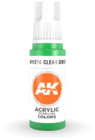 Photo de Ak Interactive  Pot de Peinture - Clear Green (17 ml)