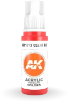 Photo de Ak Interactive Pot de Peinture - Clear Red (17 ml)