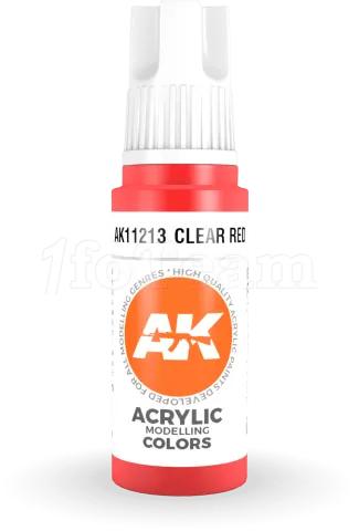 Photo de Ak Interactive  Pot de Peinture - Clear Red (17 ml)