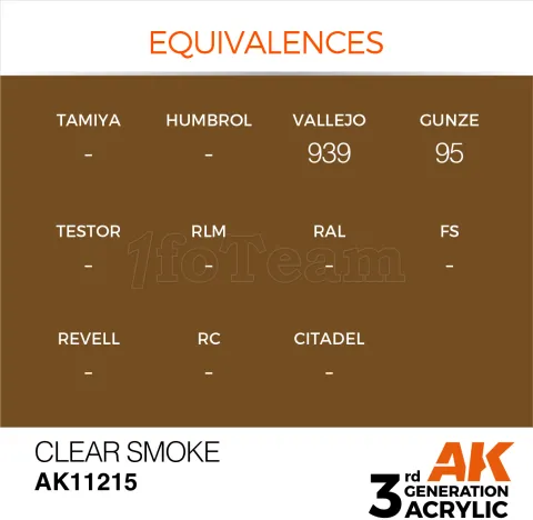 Photo de Ak Interactive  Pot de Peinture - Clear Smoke (17 ml)