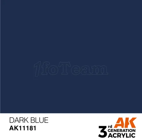 Photo de Ak Interactive  Pot de Peinture - Dark Blue (17 ml)