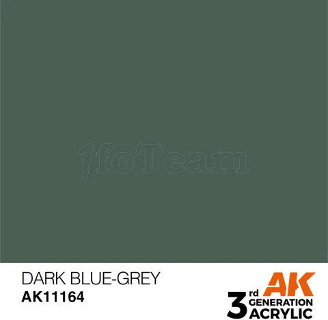 Photo de Ak Interactive  Pot de Peinture - Dark Blue-Grey (17 ml)