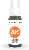 Photo de Ak Interactive  Pot de Peinture - Dark Brown (17 ml)