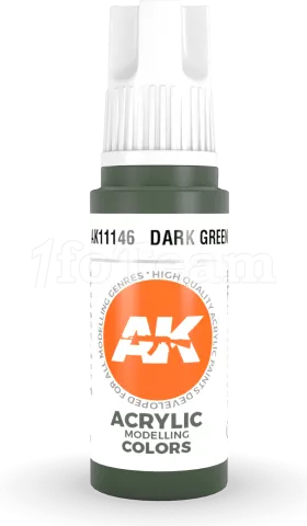 Photo de Ak Interactive  Pot de Peinture - Dark Green (17 ml)