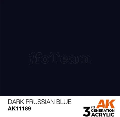 Photo de Ak Interactive  Pot de Peinture - Dark Prussian Blue (17 ml)