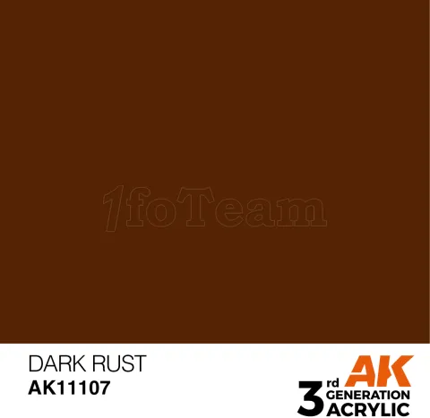 Photo de Ak Interactive  Pot de Peinture - Dark Rust (17 ml)
