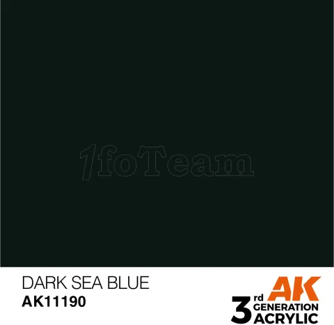 Photo de Ak Interactive  Pot de Peinture - Dark Sea Blue (17 ml)