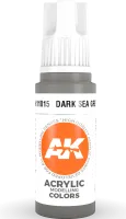 Photo de Ak Interactive  Pot de Peinture - Dark Sea Grey (17 ml)