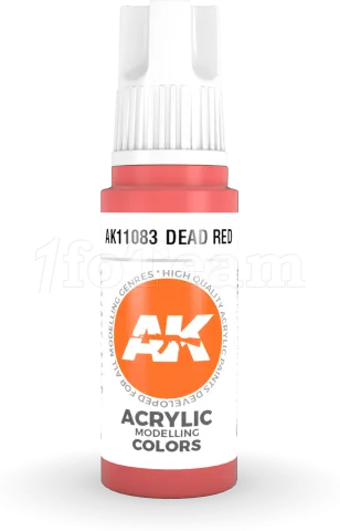 Photo de Ak Interactive  Pot de Peinture - Dead RED (17 ml)