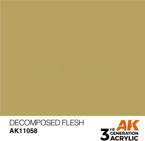 Photo de Ak Interactive  Pot de Peinture - Decomposed Flesh (17 ml)