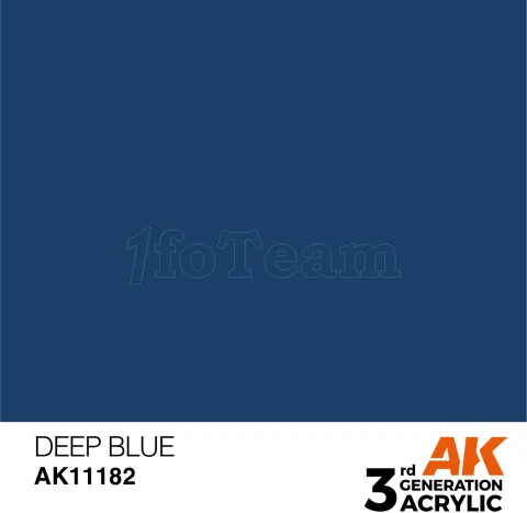 Photo de Ak Interactive  Pot de Peinture - Deep Blue (17 ml)