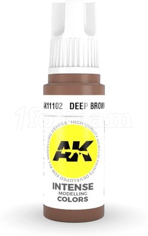 Photo de Ak Interactive  Pot de Peinture - Deep Brown (17 ml)