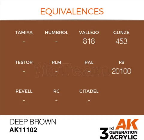 Photo de Ak Interactive  Pot de Peinture - Deep Brown (17 ml)