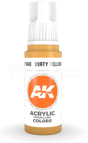 Photo de Ak Interactive  Pot de Peinture - Dirty Yellow (17 ml)