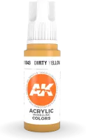 Photo de Ak Interactive  Pot de Peinture - Dirty Yellow (17 ml)