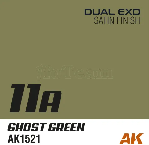 Photo de Ak Interactive Pot de Peinture Dual Exo - 11A Ghost Green (60 ml)