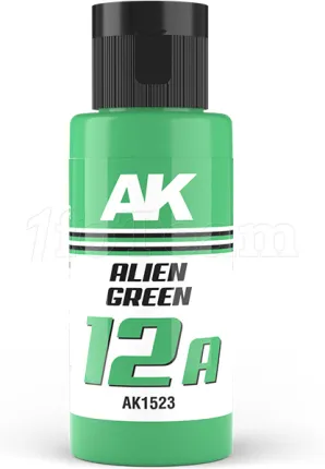 Photo de Ak Interactive Pot de Peinture Dual Exo - 12A Alien Green (60 ml)